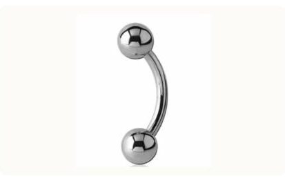 Banana — Externally Threaded body jewellery