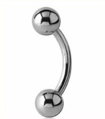 Banana - Internally Threaded body jewellery