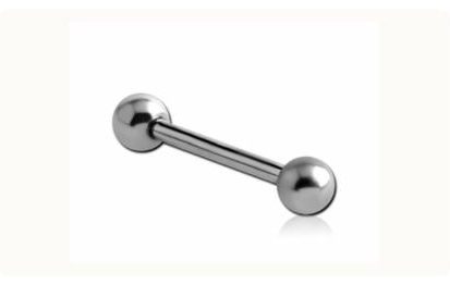 Crystal O 16g 8mm body jewellery
