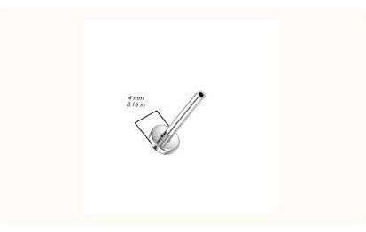 Flat Back Posts body jewellery