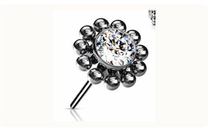 Flower Gem Top body jewellery