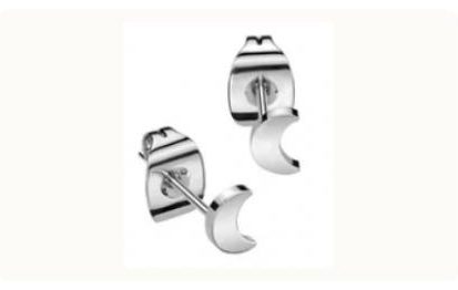 Moon, Heart and Star Backs body jewellery